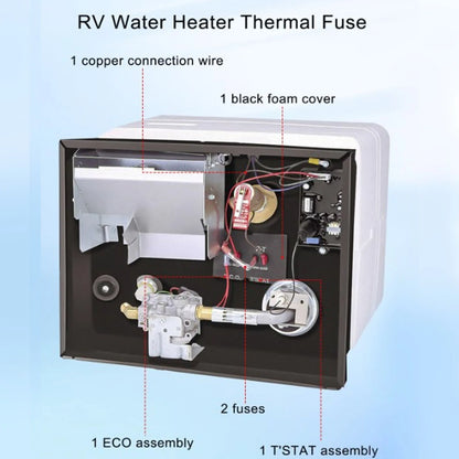 RV Water Heater Thermal Cutoff with ECO Thermostat Assembly Kit for Atwood Water Heater 91447 93866 RV Accessories