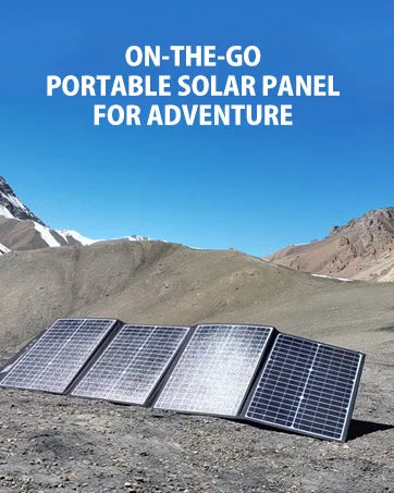 Solar Panel for Power Station, 25% High Efficiency (4th Gen 2024 Release), Ultra-Light/Only