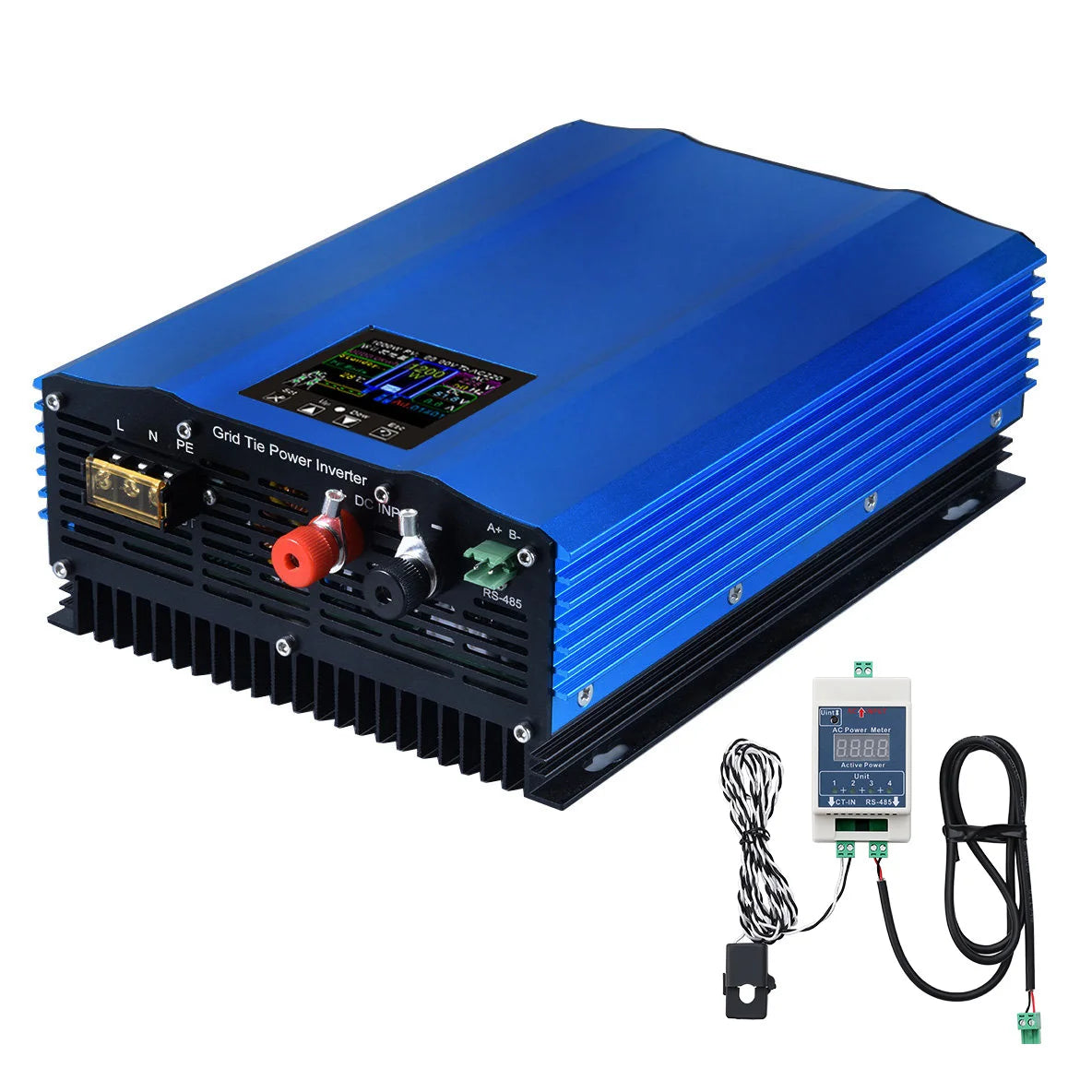 Y&H 1200W 1000W Grid Tie Inverter with Limiter Pure Sine Wave Solar Inverter Battery Discharge Mode Input 48V/24V Optional WiFi