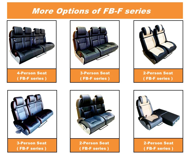 Customized2023 New Design Custom Refitted Motorhome Back Seat Multi Functional Converted Luxurious Van Seat