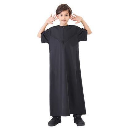 Ramadan Abayas For Prayer Clothes Boy Kids Muslim Dress Clothing Kebaya Abaya Turkey Arabic Islam Djellaba Robe Musulmane Hombre