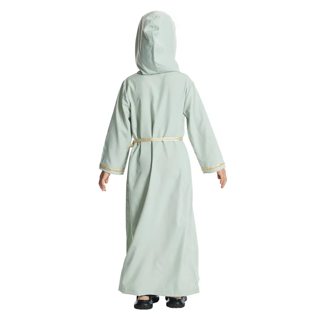 Kids Muslim Girls Abaya Prayer Hooded Long Maxi Dress Turkey Kaftan Arab Robe Dubai Islam Morocco Eid Party Ramadan Gown Caftan