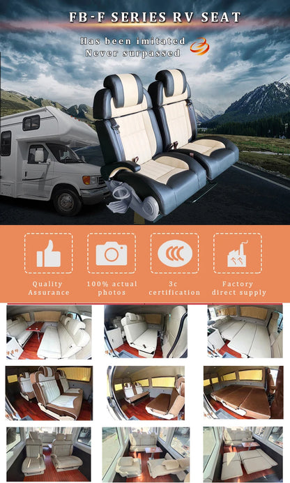 Customized2023 New Design Custom Refitted Motorhome Back Seat Multi Functional Converted Luxurious Van Seat