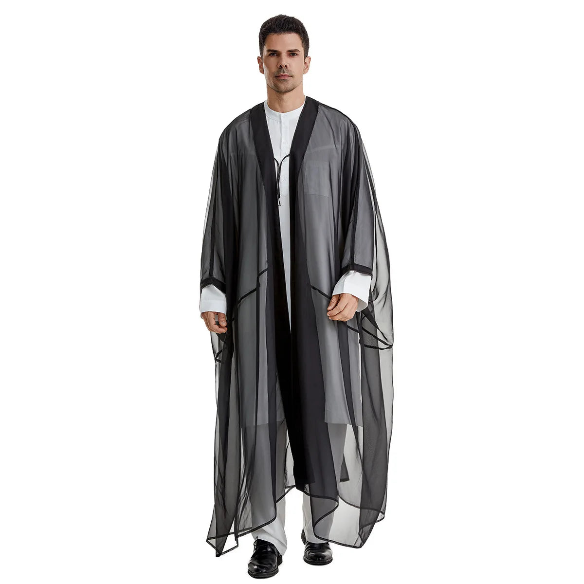 Middle East Mens Robe Muslim Dress Kimono Dishdasha Clothing Islamic Dubai Saudi Abayas Prayer Abaya Kaftan Ramadan Jubba Thobe