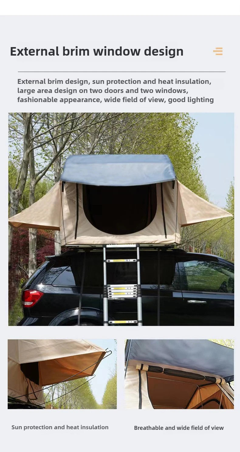 Car Roof Tent Automatic Camping Tent Rainproof Of Aluminum Alloy Material Outdoor Tent For Caravan,Camper Accessories