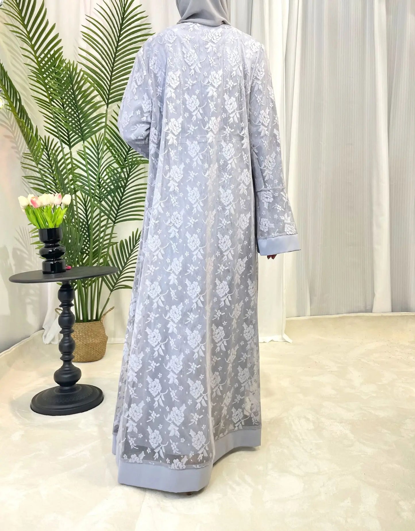 Ramadan Morocco Dubai Muslim Luxury Fashion Women's Islamic Traditional Clothing Arab Dress Kaftan Abaya Robe Robe