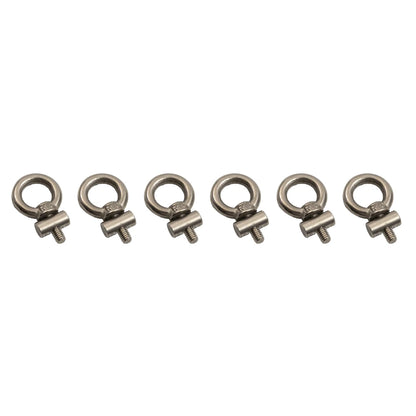 2-8PCS Awning Rail Stoppers 6mm Stainless Steel Stops Campervan Caravan Outdoor Slide Rail Track Cable Hanger Ring Screws