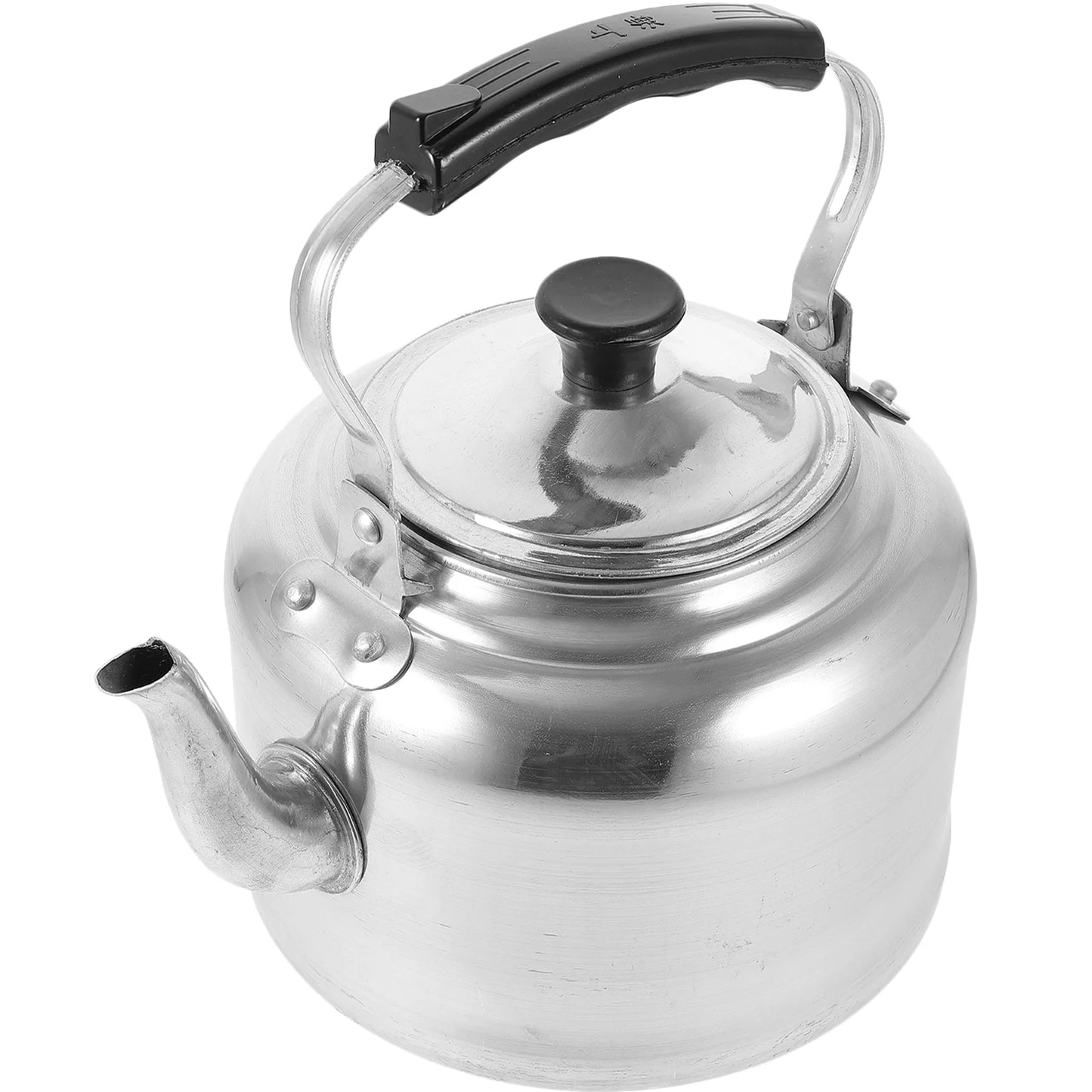 Gas Stove Tea Kettle Old-fashioned Aluminum Large Capacity Restaurant (20cm Polished Kettle) Water Kitchen Boiler Stovetop