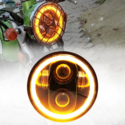 5.75" inch Led motorcycle headlight projector Lens Faro Moto For Led 5 3/4 Headlight Round Headlamp motorcycle