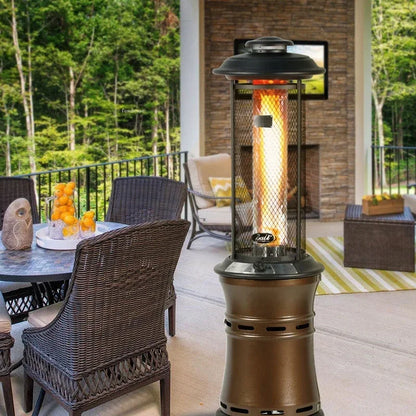 Large Stainless Steel Chimeneas Fireplace Outdoor Camping Bonfire Heater Gas Heating Stove Retro Bar Restaurant Grill Stove