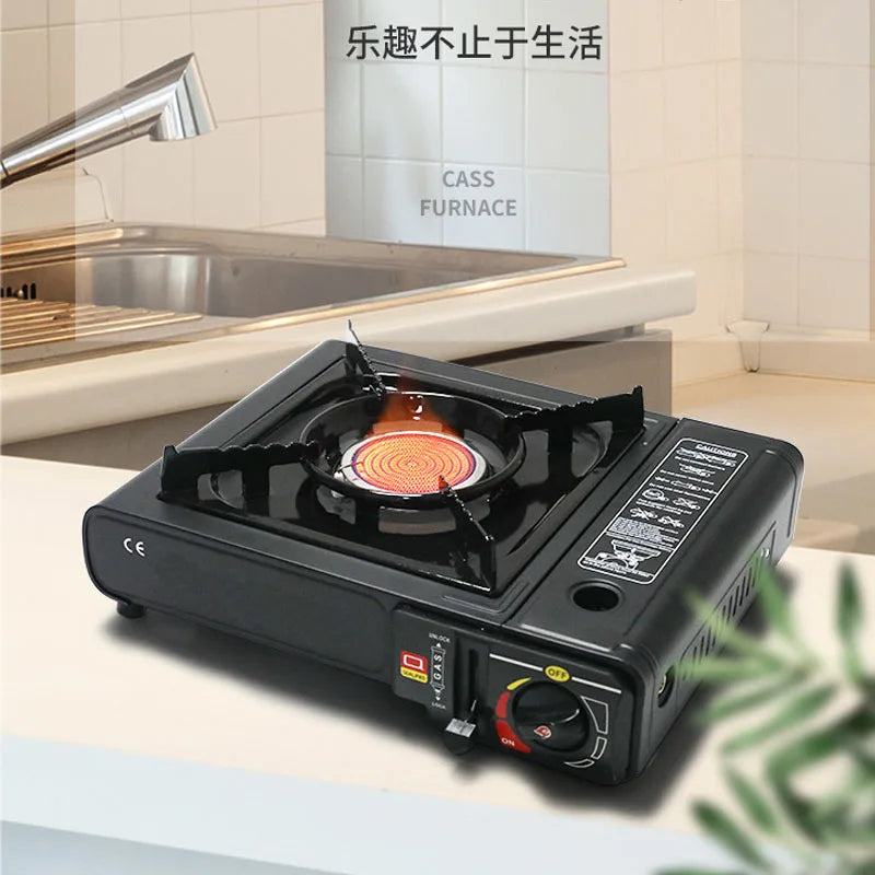 Portable Outdoor Infrared Ceramic Cassette Butane Camping Picnic Cooker Windproof Energy Saving Gas Stove BBQ Cooking Kitchen