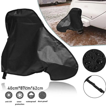 Hitch Cover Trailer Hitch Lock Covers Waterproof Breathable Tow Hitch Cover for CARAVAN Tongue Jack Cover