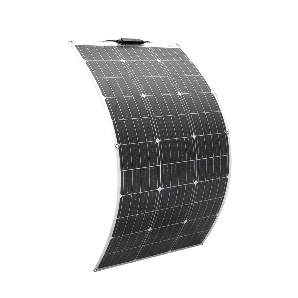 solar panel kit and 300w 200w 100w flexible solar panels 12v 24v high efficiency battery charger module