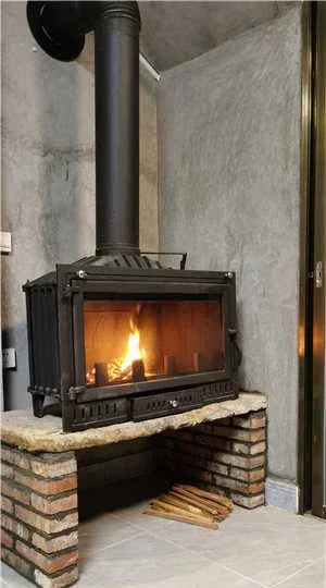 European Real Fire Fireplaces Chimney Accessories GL Living Room Wood Stove Embedded Iron Heater Home Villa Decorative Fireplace