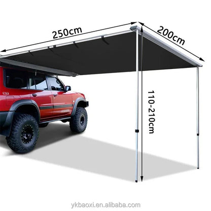 Caravan Awnings,Manufacture Low MOQ Economical Camping Motorhome Caravan Freestanding Car Side Awning