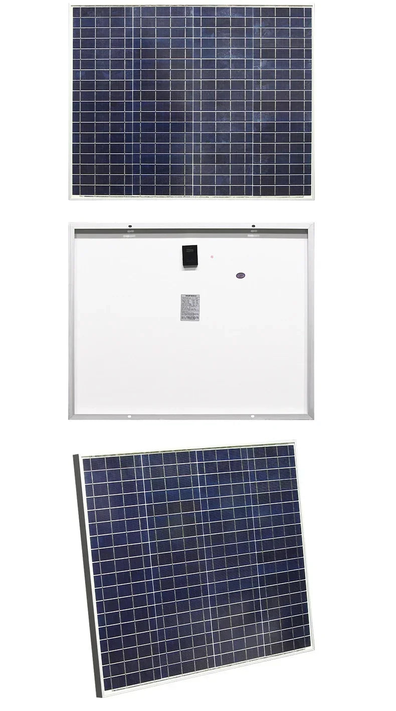 500W 1000W Solar Panel Kit Complete 12V Polycrystalline Power Portable Outdoor Rechargeable Solar Cell Solar Generator for Home