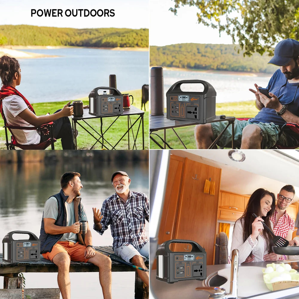 100W/300W 24000mAh LiFePO4 Portable Power Station Mobile Power Supply Solar Generator 220V/110V Station Power Bank for Camping