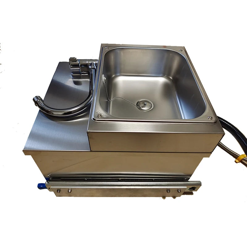 RV Stainless Steel Sink With Gas Stove Slide Out Kitchen For Camper Trailer Caravan Motorhome