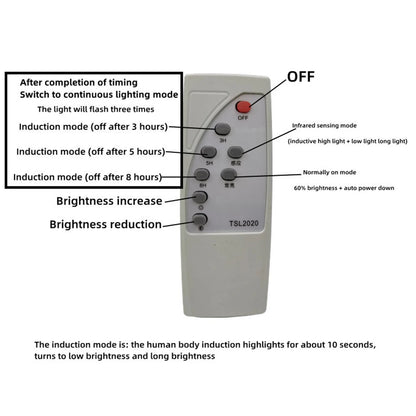 3.2V 3.7V Remote Control PIR Solar Integrated Street Lamp Sensor Circuit Board Solar Induction Mode Controller