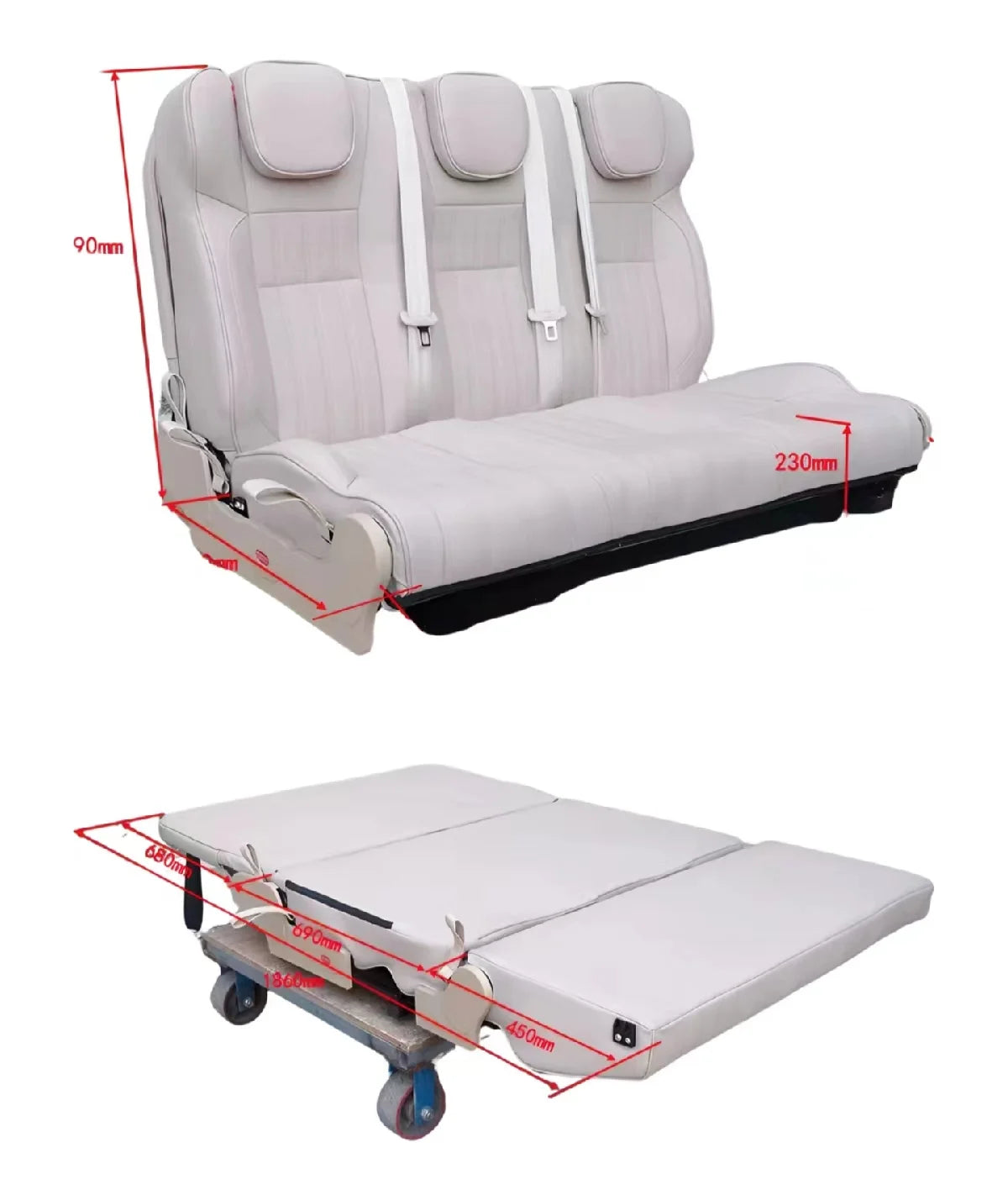 CustomizedUniversal Hight Quality rv sofa seat bed cushion and backrest supported by spring