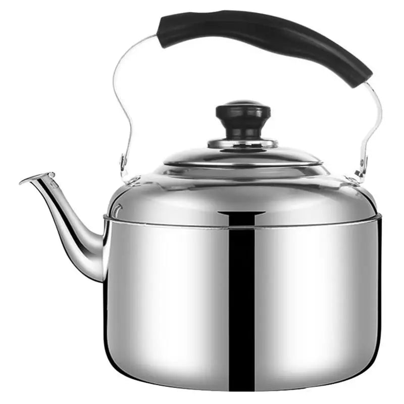 6L Stove Top Whistling Tea Kettle Teapot Stainless Steel Whistling Pot Metal Stovetop Teapot for Stovetop Induction Stove Top