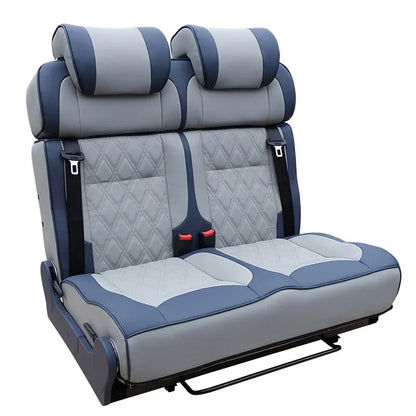 RV Double Seat Double-sided Car Bed Chair Color Customization Adjustable Backrest Angle Car Double Bed