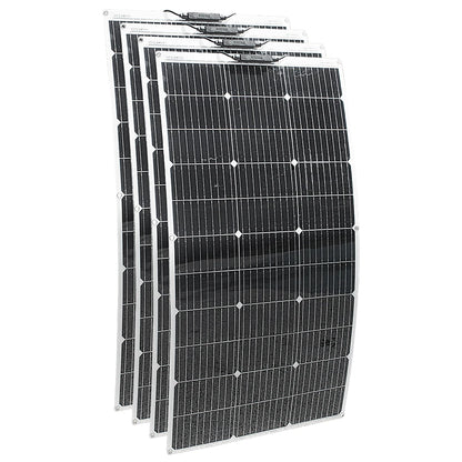 100 Watt Solar Panel 200w 300w 400w Flexible PET Photatic Monocrystalline Cell 12V 24V Battery Charger 1000w Home Solar Panel