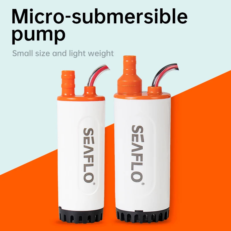 SEAFLO RV 12V submersible pump, micro water pump, water tank, water pump, DC portable car mounted small submersible pump