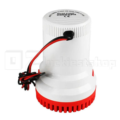 12V 2000GPH Submersible Bilge Water Pump Fishing Boat Caravan Camping Campervan Submarine Pump For Marine Use