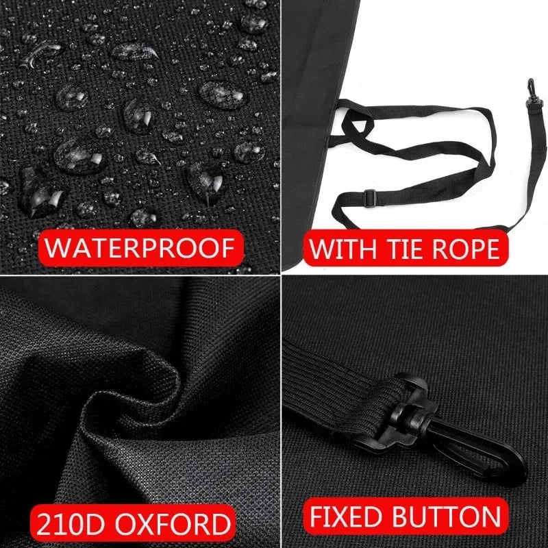 600D Waterproof Durable RV Rear Barn Door Awning Cover Fit for Ford Transit Custom 2013 Onwards for VW T5 T6 Campervan Iveco