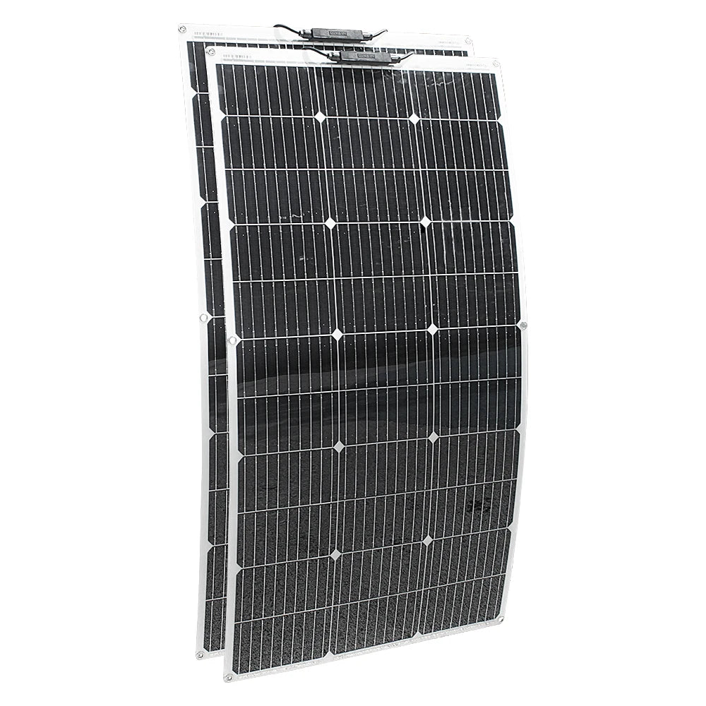 100 Watt Solar Panel 200w 300w 400w Flexible PET Photatic Monocrystalline Cell 12V 24V Battery Charger 1000w Home Solar Panel