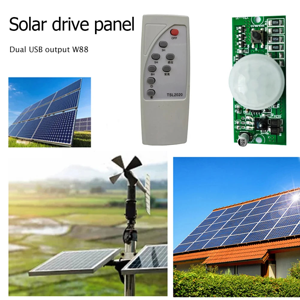 3.2V 3.7V Remote Control PIR Solar Integrated Street Lamp Sensor Circuit Board Solar Induction Mode Controller