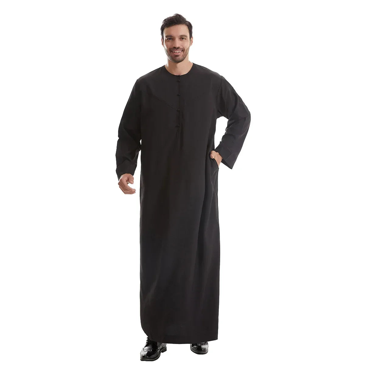 Men Robe Muslim Abaya Dishdasha Modest Djellaba Islamic Dubai Saudi Abayas Prayer Kaftan Eid Ramadan Morocco Jubba Thobe