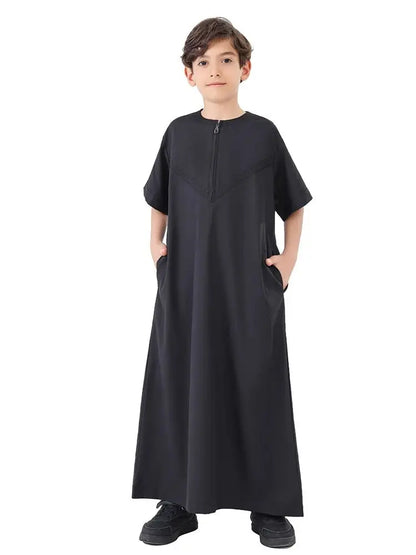 Ramadan Abayas For Prayer Clothes Boy Kids Muslim Dress Clothing Kebaya Abaya Turkey Arabic Islam Djellaba Robe Musulmane Hombre