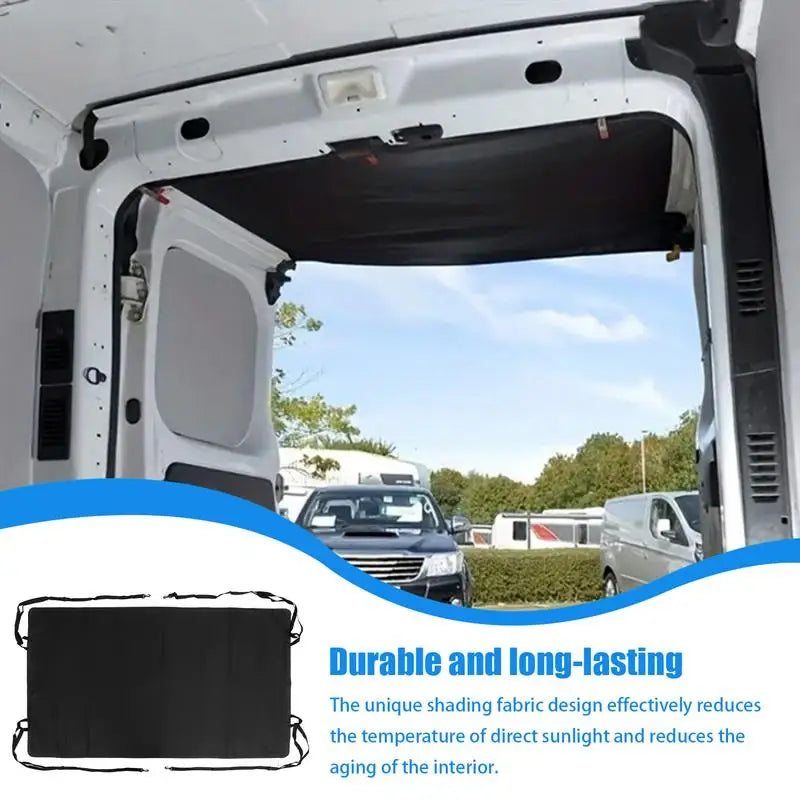 Car RV Tailgate Shade Tailgate Net Sunshade Camping Awning Canopy Enhanced Shade & Privacy Rear Tent Screen For SUV RV Car