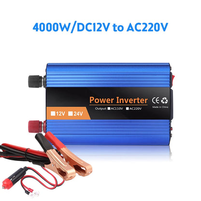 6000W Pure Sine Wave Inverter Car Solar Inverter 12V/24V 220V Sine Wave Voltage Converter Adapter инвертор 12v 220v чистый sinus