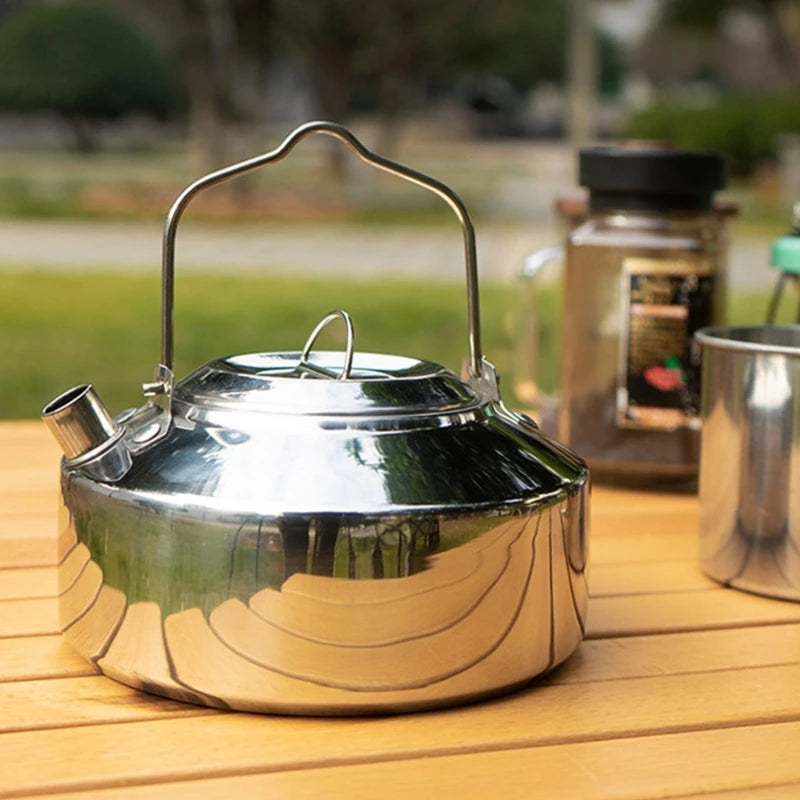 Fast Heating Boiling Water Kettles Outdoor Campfires Camp Kettles Camping Teas Pots for Camping and Hiking Trip