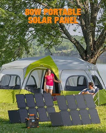 Portable Power Station 300W (Peak 600W) 288Wh Solar Generator with 60W USB-C PD Output 110V Pure Sine Wave AC Outlet Backup