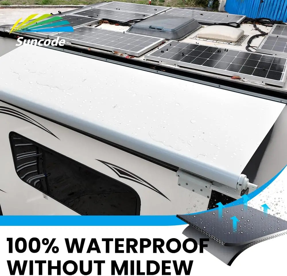 Slide Topper Awning Black RV Slide Out Awning Slid eout Cover Modular Designed for RVs,Travel Trailers,5th Wheels,and Motorhomes