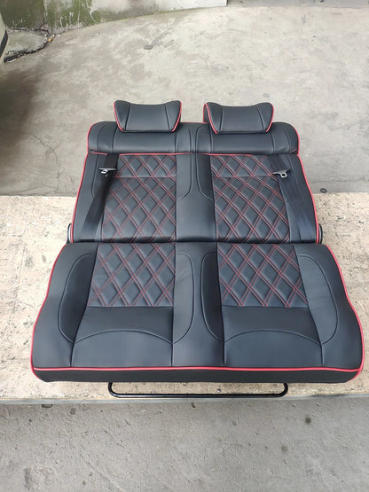 RV Double Seat Double-sided Car Bed Chair Color Customization Adjustable Backrest Angle Car Double Bed