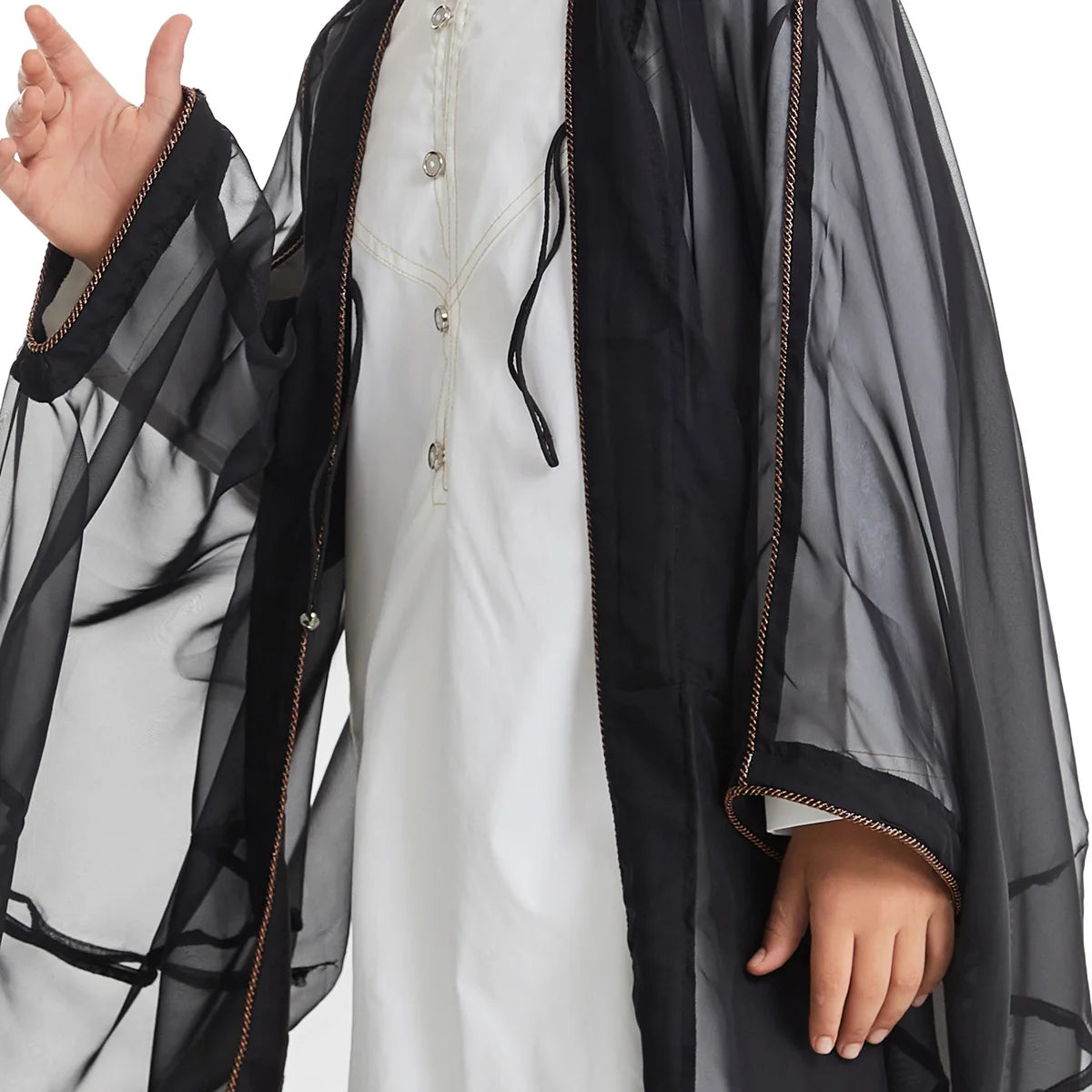 Muslim Boy Kids Open Kimono Abaya Dubai Turkey Kaftan Islam Jubba Thobe Saudi Arabic Djellaba Dishdasha Dress Thawb Middle East