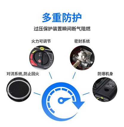 Portable Outdoor Infrared Ceramic Cassette Butane Camping Picnic Cooker Windproof Energy Saving Gas Stove BBQ Cooking Kitchen