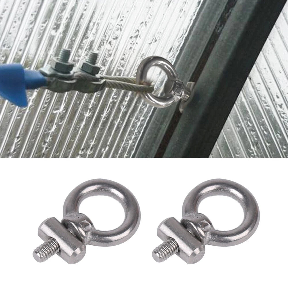 4x Camping Awning Hooks Clips 304 Stainless Steel Awning Rail Stoppers For Motorhome Campervan Caravan RV Tent Light Hangers