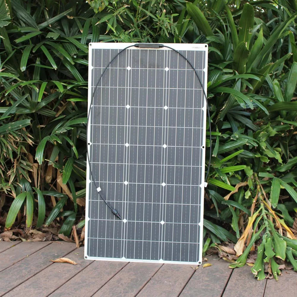 Flexible Solar Panel 300w Fotovoltaic Panel Solar 100w 12V Kit 200w Complete for Charge Battery/Motorhome/Camper Van