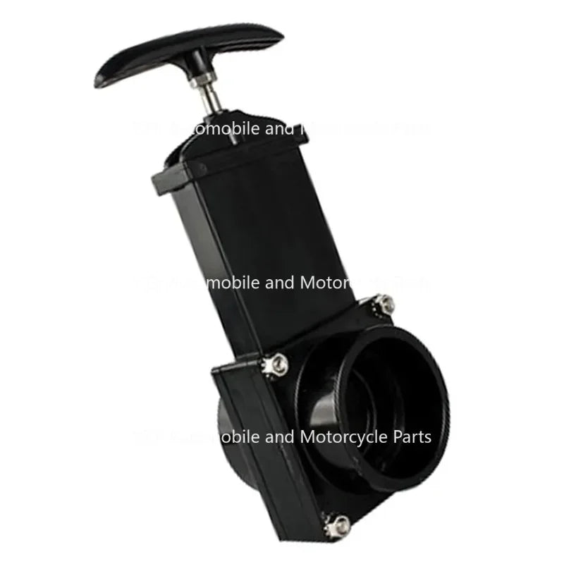 Plastic Water Tank Replacement Dump Valve for RV Camper Trailer - Black