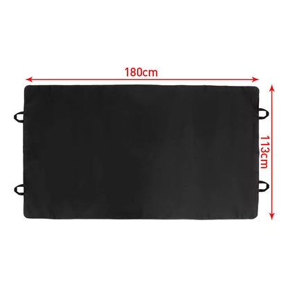 600D Rear Barn Door Awning Cover Black Fit For Ford Transit Custom 2013 Onwards For VW T5 T6 Campervan Wear-Resistant Waterproof