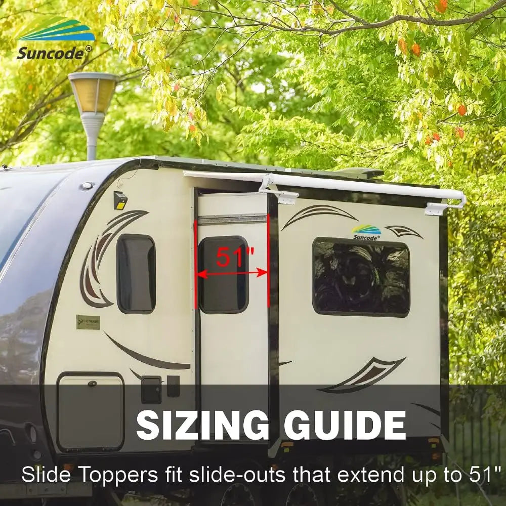 Slide Topper Awning Black RV Slide Out Awning Slid eout Cover Modular Designed for RVs,Travel Trailers,5th Wheels,and Motorhomes