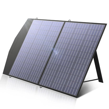 Allpowers Foldable Solar Panel High Efficience Travel & Phone & Boat Portable 18V 60W 100W 120W 200W Solar Panel Kit