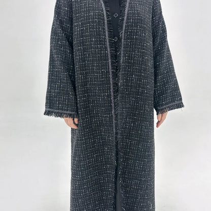 Winter Thicken Abaya for Women Outwear Muslim Eid Long Robe Ramadan Morocco Dubai Abayas Kaftan Islam Jalabiya Dresses 2025