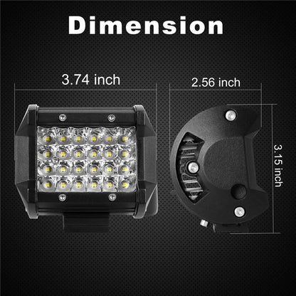 Car LED Light Bar Offroad 4x4 Spotlights Fog Lamp 12V 24V Diode Headlight Truck Farm Tractor Boat SUV ATV Light Bar/work Light